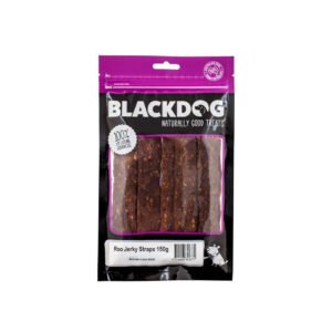 BLACKDOG Roo Jerky Straps Dog Treats 150g