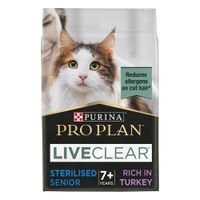 Purina Pro Plan LiveClear Sterilised Adult 7+ - Turkey