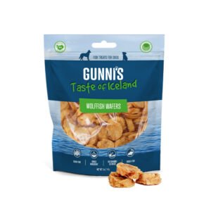 GUNNI'S Wolffish Wafers Dog Treats 141g