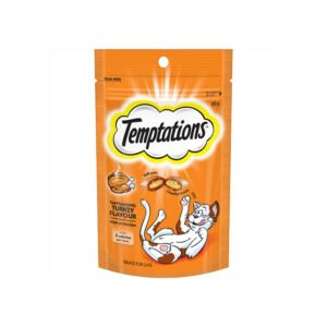 TEMPTATIONS Snacks Tantalising Turkey Cat Treats 85g