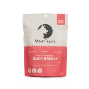 MEATY TREATY Freeze Dried Duck Breast Pet Treats 50g