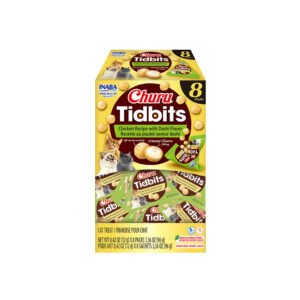 INABA Churu Tidbits Chicken Recipe With Dashi Flavor (12g x 8) USA-737