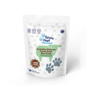 FREEZY PAWS Lamb Liver Freeze Dried Pet Treats 100g