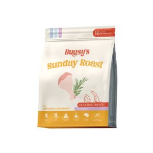BUGSY'S Air Dried Chicken & Rosemary Pet Treats 80g