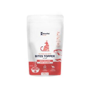 KORURE PETS NZ King Salmon Bites Cat Food Topper 50g