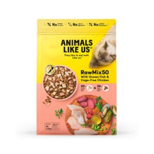 ANIMALS LIKE US Raw Mix 50 Ocean Fish & Cage Free Chicken Cat Food 1.36kg