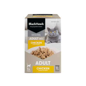 BLACK HAWK Original Chicken in Gravy Adult Wet Cat Food
