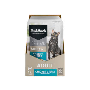 BLACK HAWK Original Chicken & Tuna in Gravy Adult Wet Cat Food