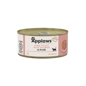 APPLAWS Tuna Fillet With Salmon Adult Canned Wet Cat Food