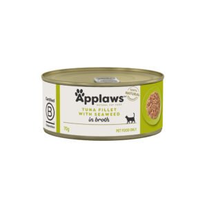 APPLAWS Tuna with Seaweed Broth & Stew Cat Food for Adult Cat