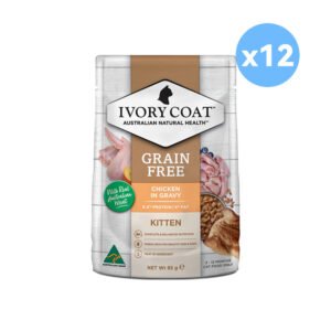 IVORY COAT Grain Free Chicken Gravy Kitten Wet Cat Food