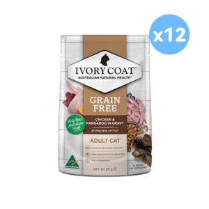 IVORY COAT Grain Free Chicken & Kangaroo Gravy Adult Wet Cat Food