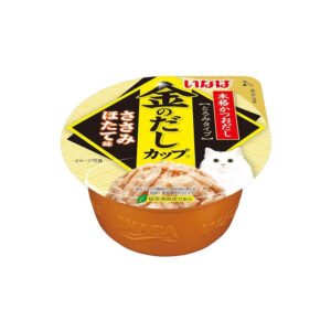 CIAO Chicken Flake in Scallop Gravy Cat Treats 70g (cupped)