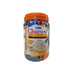 INABA Churu Variety Tuna And Chicken Wet Cat Treats 50 Pack (14gx50)