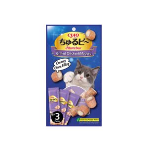 CIAO Churu Bee Grilled Chicken Maguro Cat Treats 3x10g