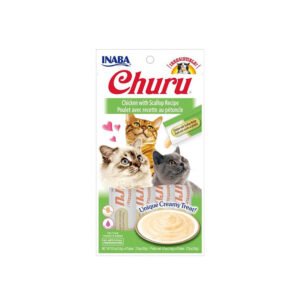 INABA Churu Chicken with Scallop Recipe Cat Treats