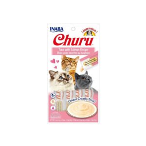 INABA Churu Tuna with Salmon Recipe Wet Cat Treats
