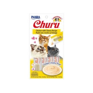 INABA Churu Chicken with Cheese Recipe Wet Cat Treats