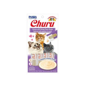 INABA Churu Chicken with Shrimp Flavor Recipe Wet Cat Treats