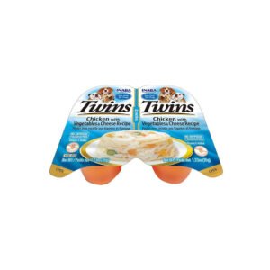 INABA Twins Chicken with Vegetables & Cheese Recipe Dog Treats 2x35g