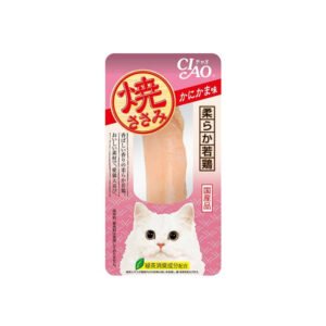 CIAO Grilled Chicken In Imitated Crab Meat Flavor Broth Cat Treats 15g