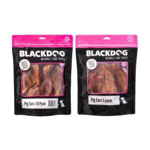 BLACKDOG Pigs Ears Dog Treats